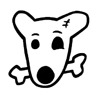 Стикер DOGS IN COLOUR @dogs_community - 10