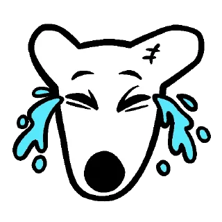 Стикер DOGS IN COLOUR @dogs_community - 8