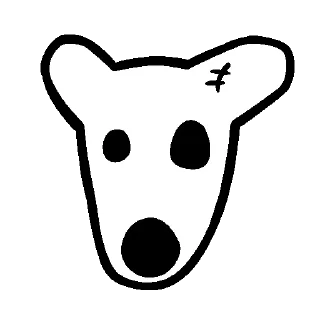 Стикер DOGS IN COLOUR @dogs_community - 11