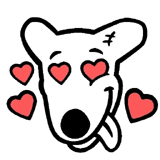 Стикер DOGS IN COLOUR @dogs_community - 0