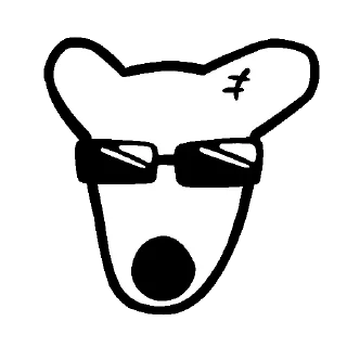 Стикер DOGS IN COLOUR @dogs_community - 2