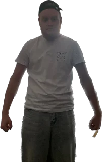 Стикер Забавные овощи - 8