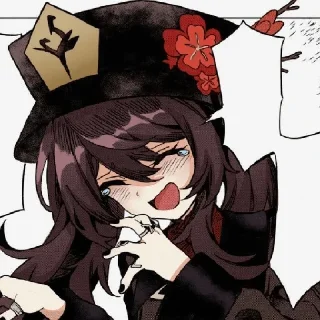 Стикер Hu Tao❤️‍🔥 - 11