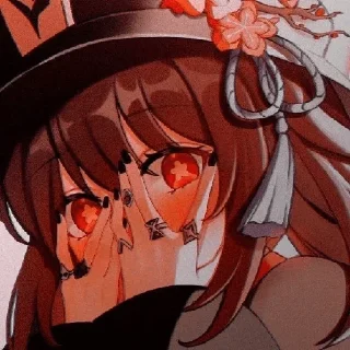 Стикер Hu Tao❤️‍🔥 - 9