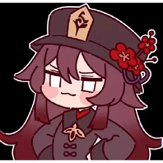 Стикер Hu Tao❤️‍🔥 - 4