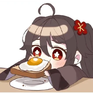 Стикер Hu Tao❤️‍🔥 - 6