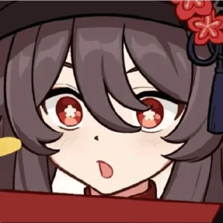 Стикер Hu Tao❤️‍🔥 - 5