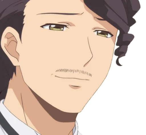 human face anime illustration