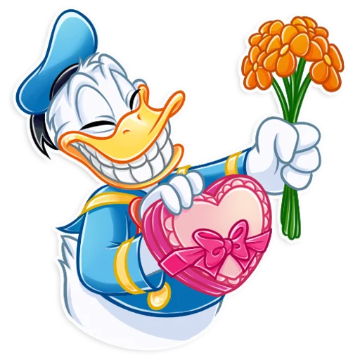 Sticker Donald and Daisy - 2