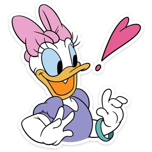 Стикер Donald Duck and Daisy @TgSticker - 8