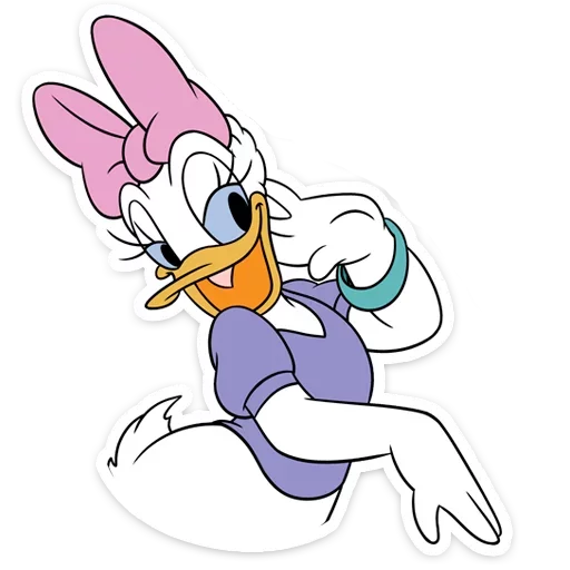 Стикер Donald Duck and Daisy @TgSticker - 7