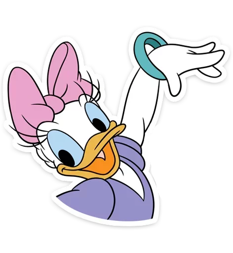 Стикер Donald Duck and Daisy @TgSticker - 5