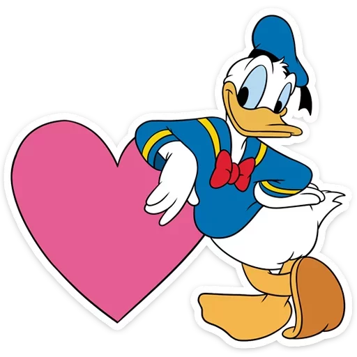 Стикер Donald Duck and Daisy @TgSticker - 4