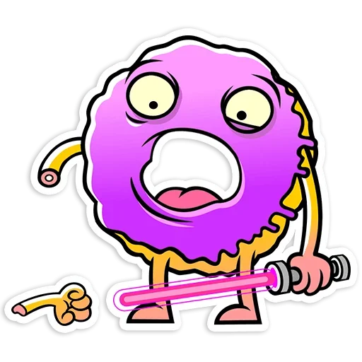 Sticker DonutsTime - 1