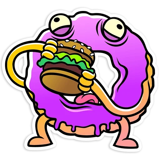 Sticker DonutsTime - 1