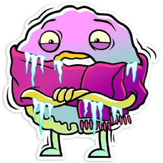 Стикер Donuts @stickersb2b - 9