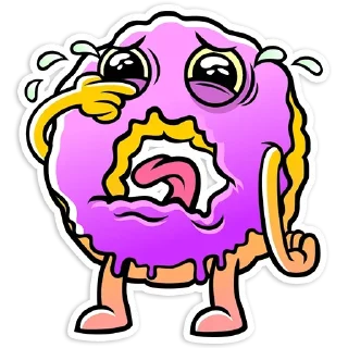 Стикер Donuts @stickersb2b - 1