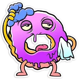 Стикер Donuts @stickersb2b - 2