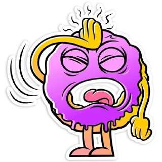 Стикер Donuts @stickersb2b - 8