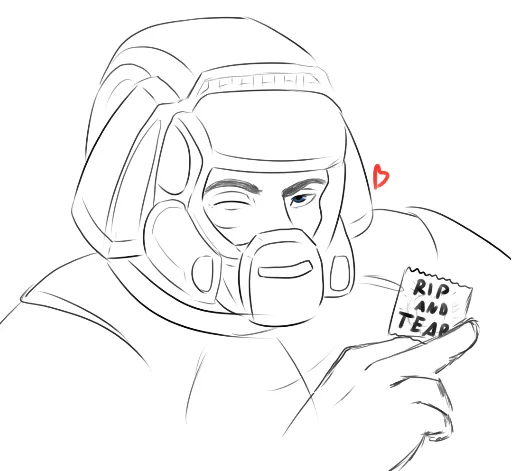 line art sketch drawing