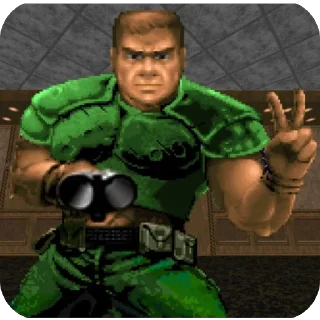 Стикер Doom prikole - 3