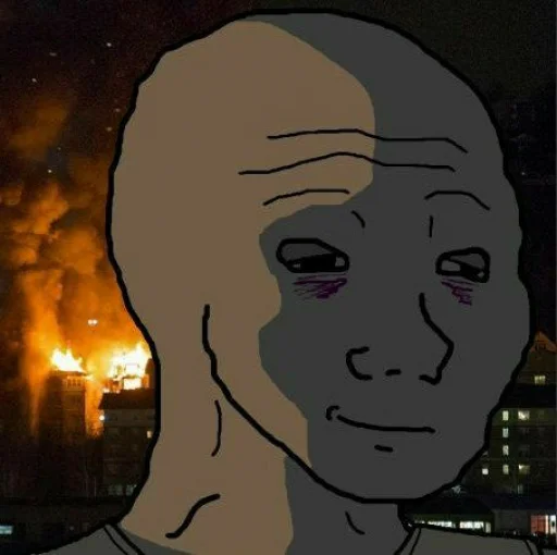 Стикер Doomer | @HolyPulpFiction - 1