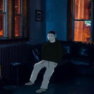 Стикер Doomer | @HolyPulpFiction - 4