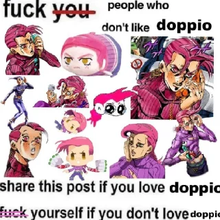 Sticker Доппио💗 || Дьяволо - 2