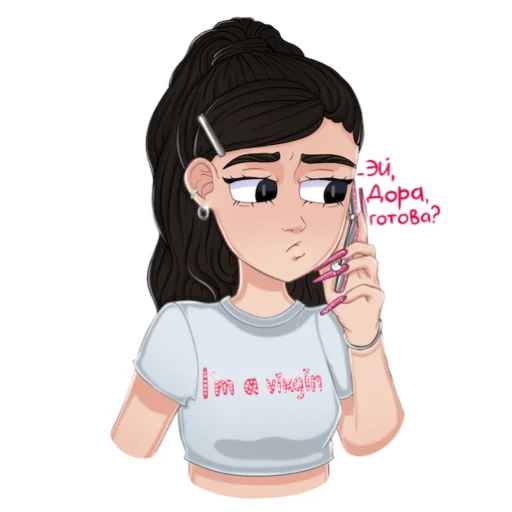 Стикер DoraByVeber - 1