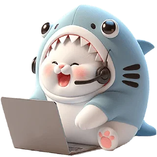 Стикер Парные Акулы @Nyasticks - 9