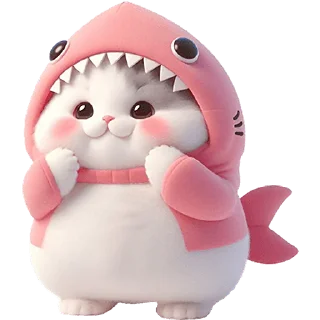 Стикер Парные Акулы @Nyasticks - 2