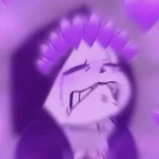 violet purple cartoon