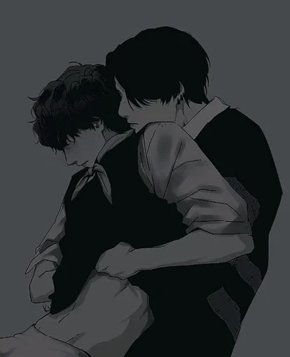 kiss sketch illustration