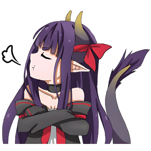 Стикер Дракоша Мина @nyasticks - 9