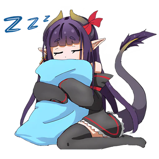 Стикер Дракоша Мина @nyasticks - 6