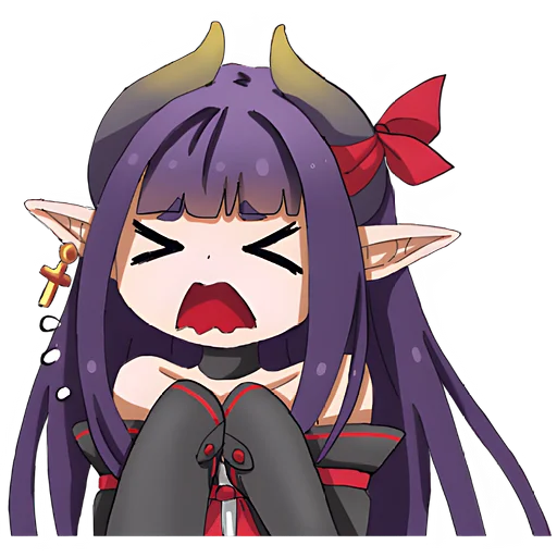 Стикер Дракоша Мина @nyasticks - 3