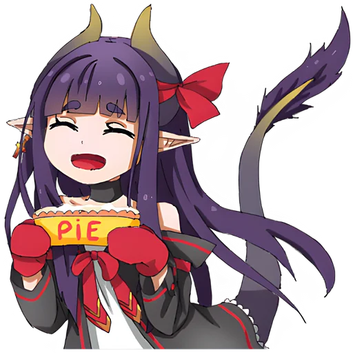 Стикер Дракоша Мина @nyasticks - 2