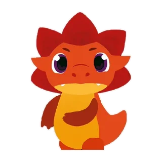 Стикер Дракоша Тоша :: @animesticks - 10