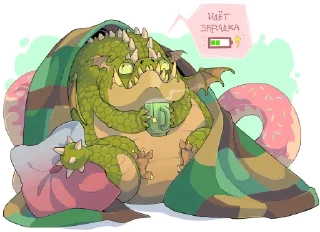 Стикер Dragons by KoDa - 11