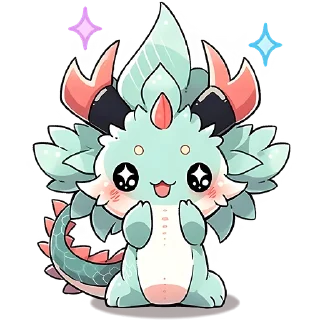 Sticker Дракоши @Nyasticks - 3