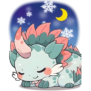 Sticker Дракоши @Nyasticks - 9