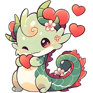 Sticker Дракоши @Nyasticks - 8