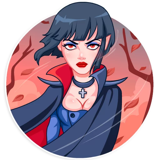 Sticker Drakulessa - 10