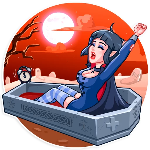 Sticker Drakulessa - 6