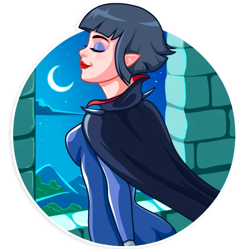 Sticker Drakulessa - 1