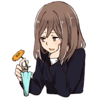 Sticker Драма-тян @nyasticks - 3