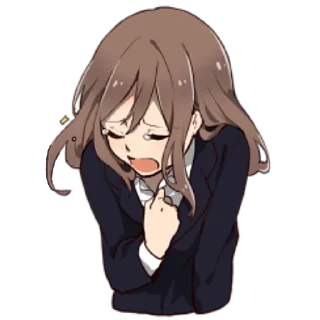 Sticker Драма-тян @nyasticks - 2