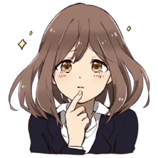 Sticker Драма-тян @nyasticks - 4