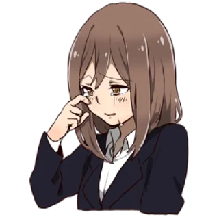 Sticker Драма-тян @nyasticks - 5