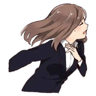 Sticker Драма-тян @nyasticks - 10